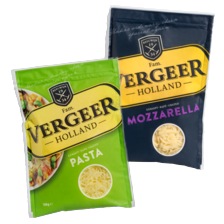 Vergeer geraspte kaas